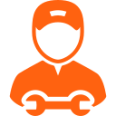 automobile with wrench